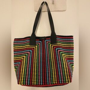 NWT KARL LAGERFELD HENRIETTA TOTE. 20x13x7. Multicolor